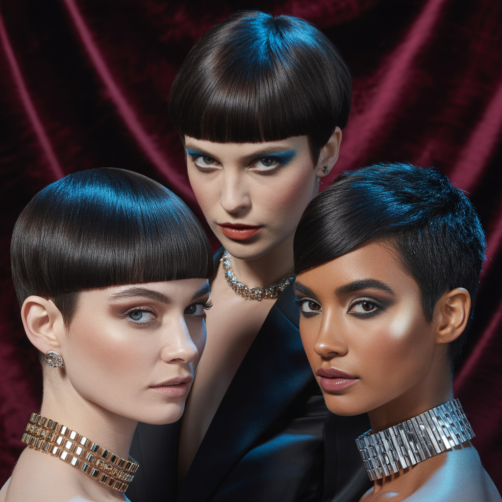 short dark hairstyles