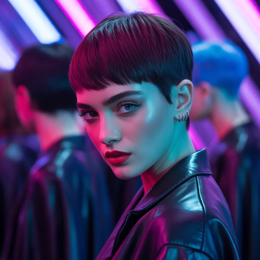 short dark hairstyles