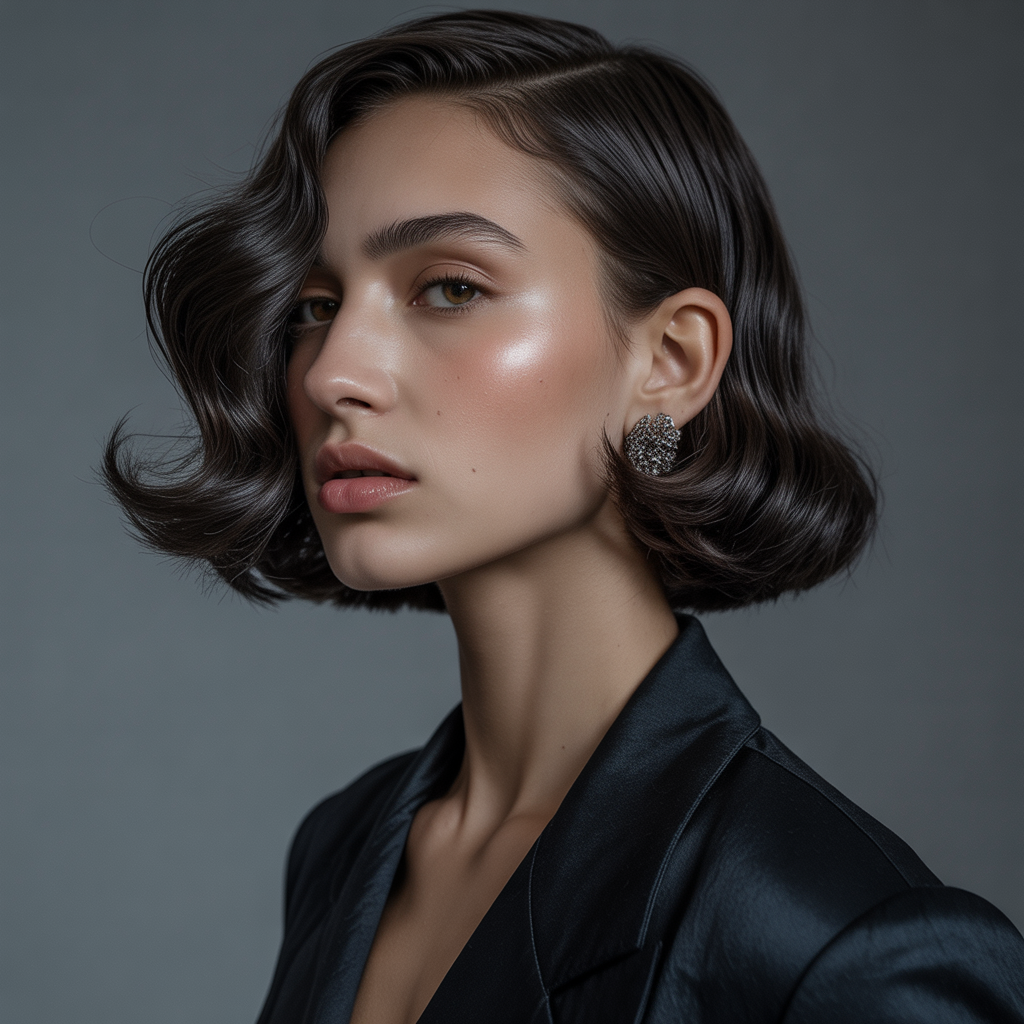 short dark hairstyles