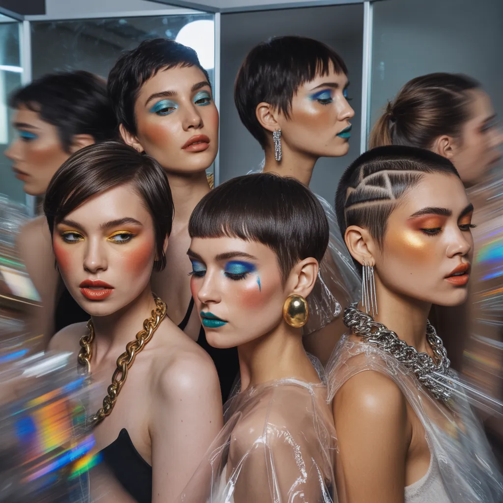 short hairstyle women