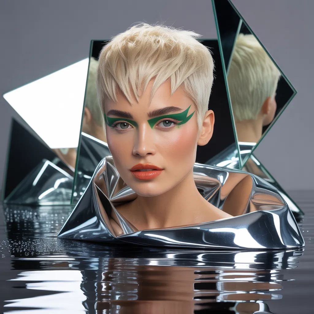 short hairstyle women