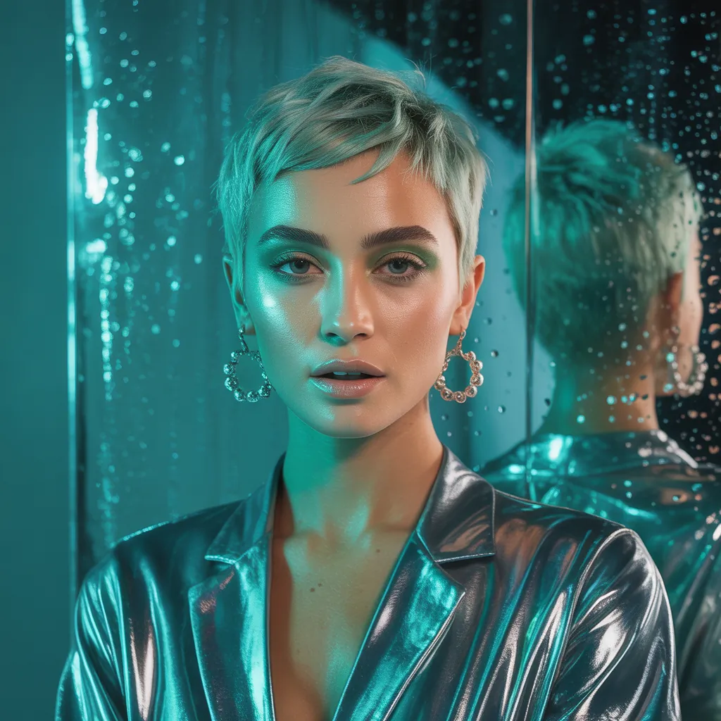 short hairstyle women