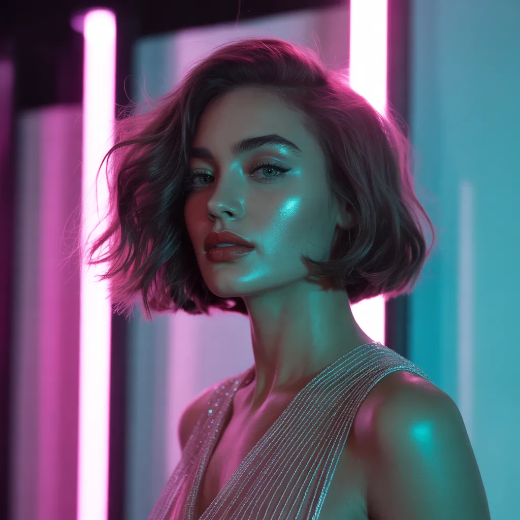 short hairstyle women