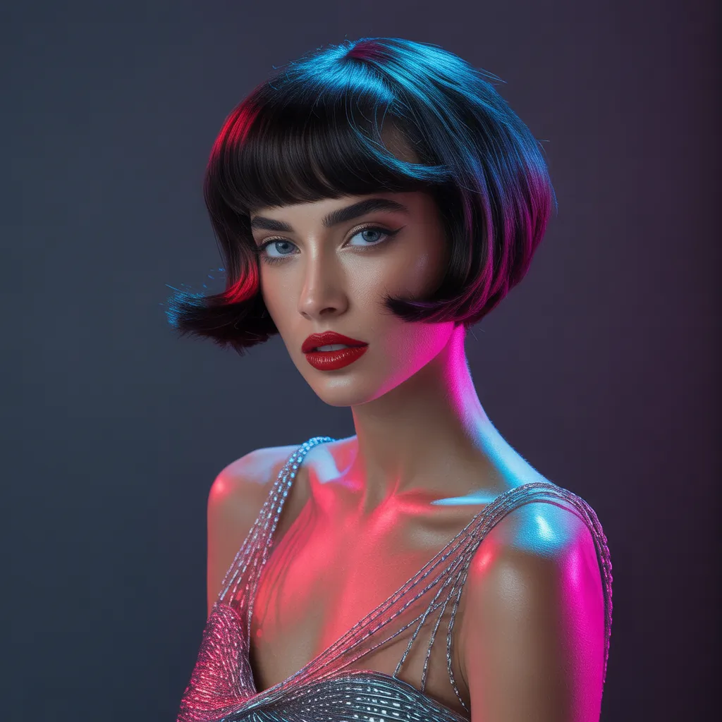 short hairstyle women