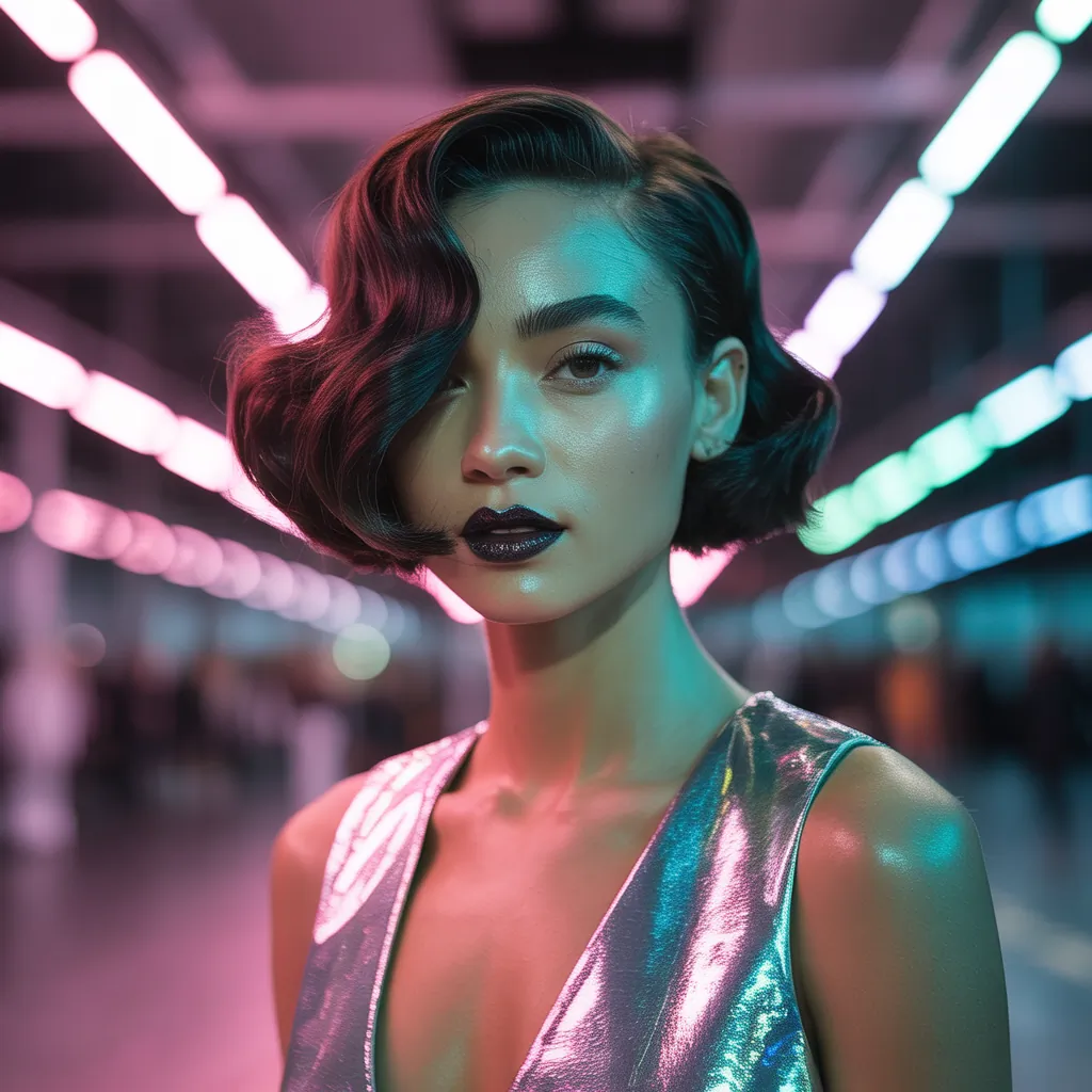 short hairstyle women