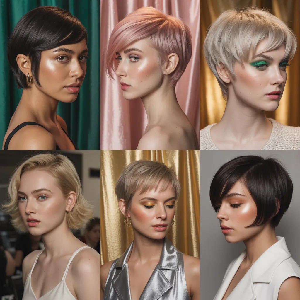 short hairstyle women