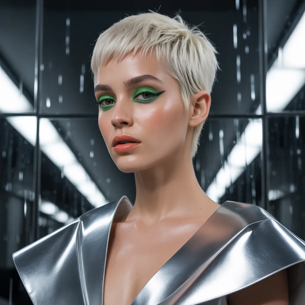 short hairstyle women