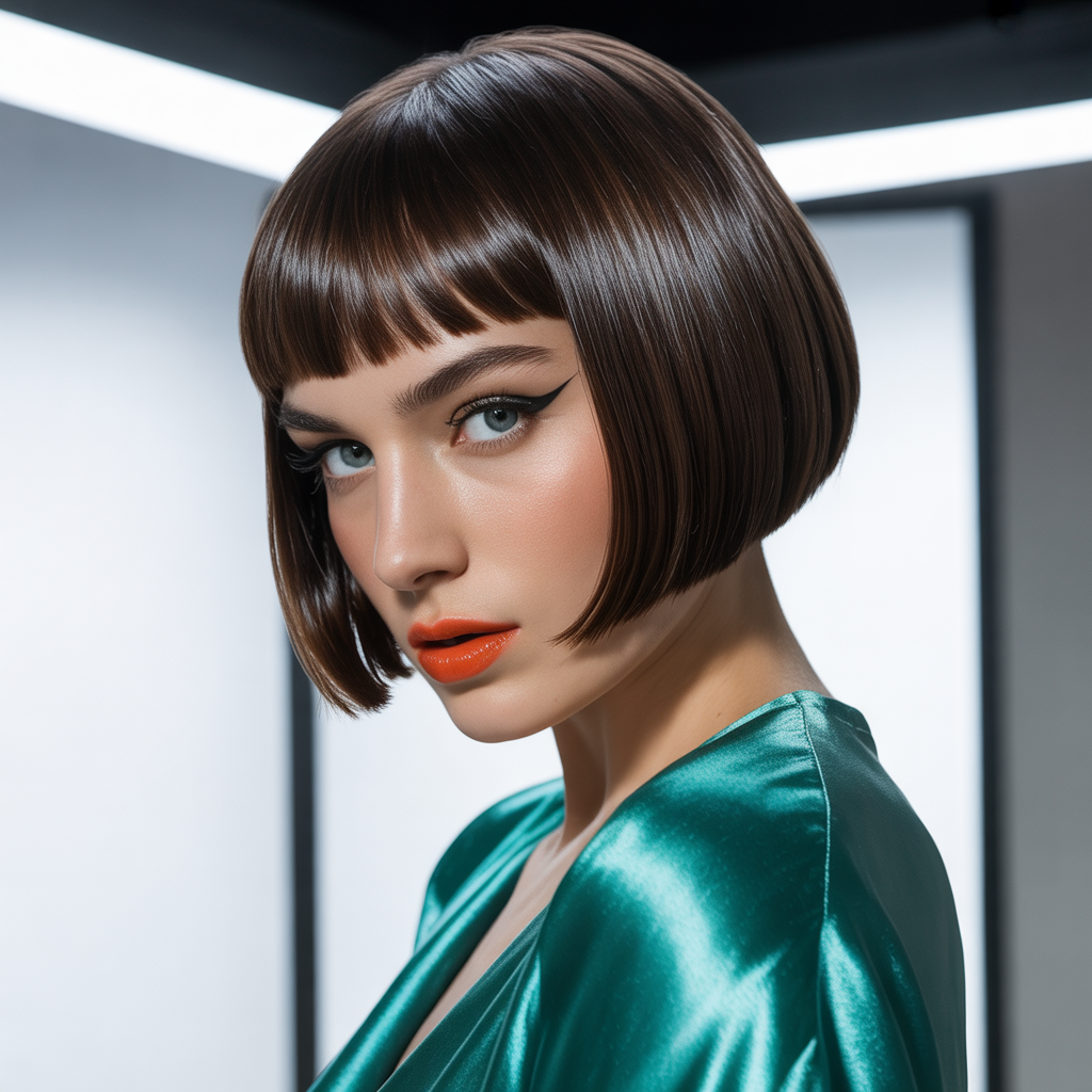 short hairstyle women