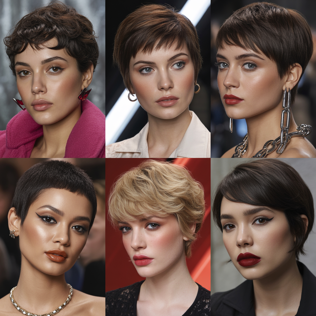 short hairstyles for round faces