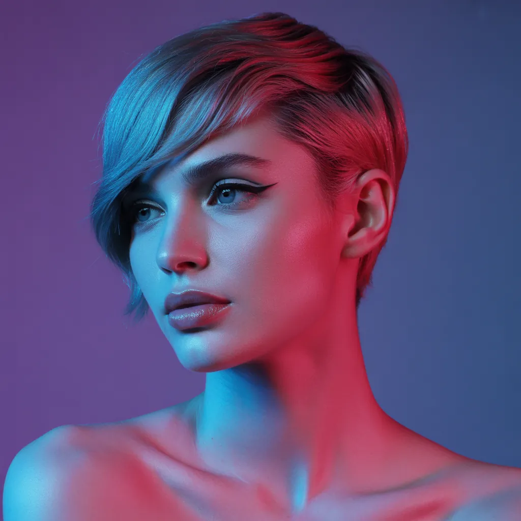 short hairstyles for round faces