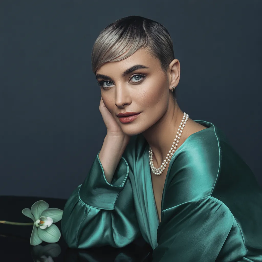 short hairstyles for round faces