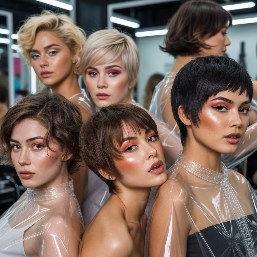 short hairstyles for round faces