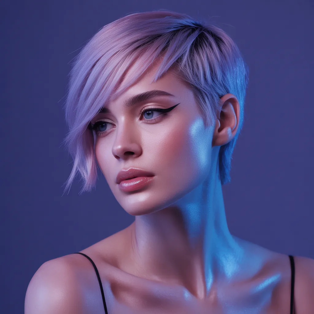 short hairstyles for round faces