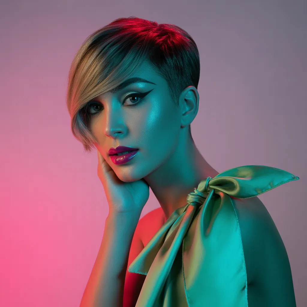 short hairstyles for round faces