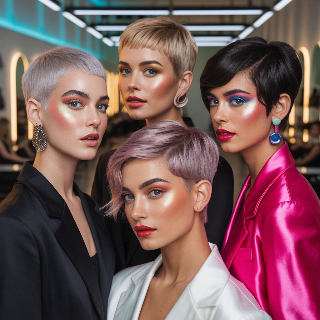 short hairstyles for round faces