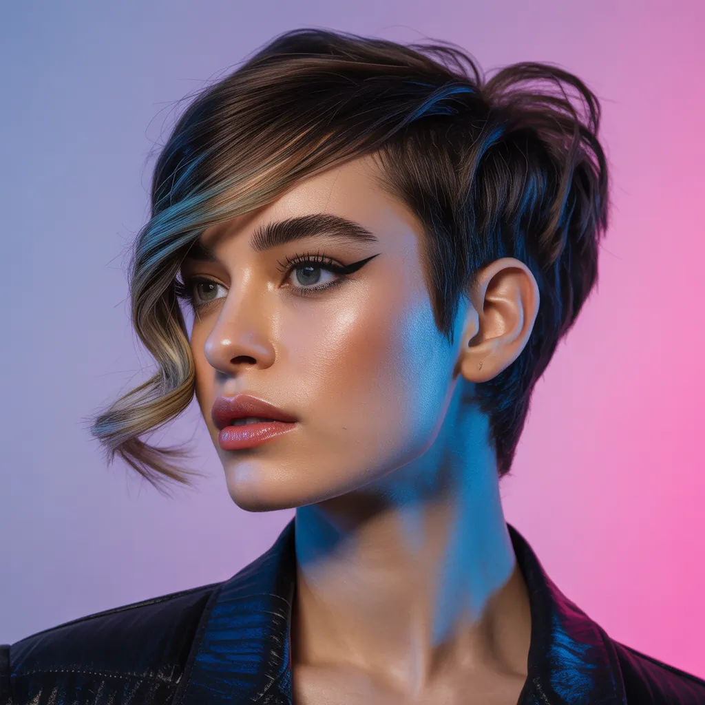 short hairstyles for round faces