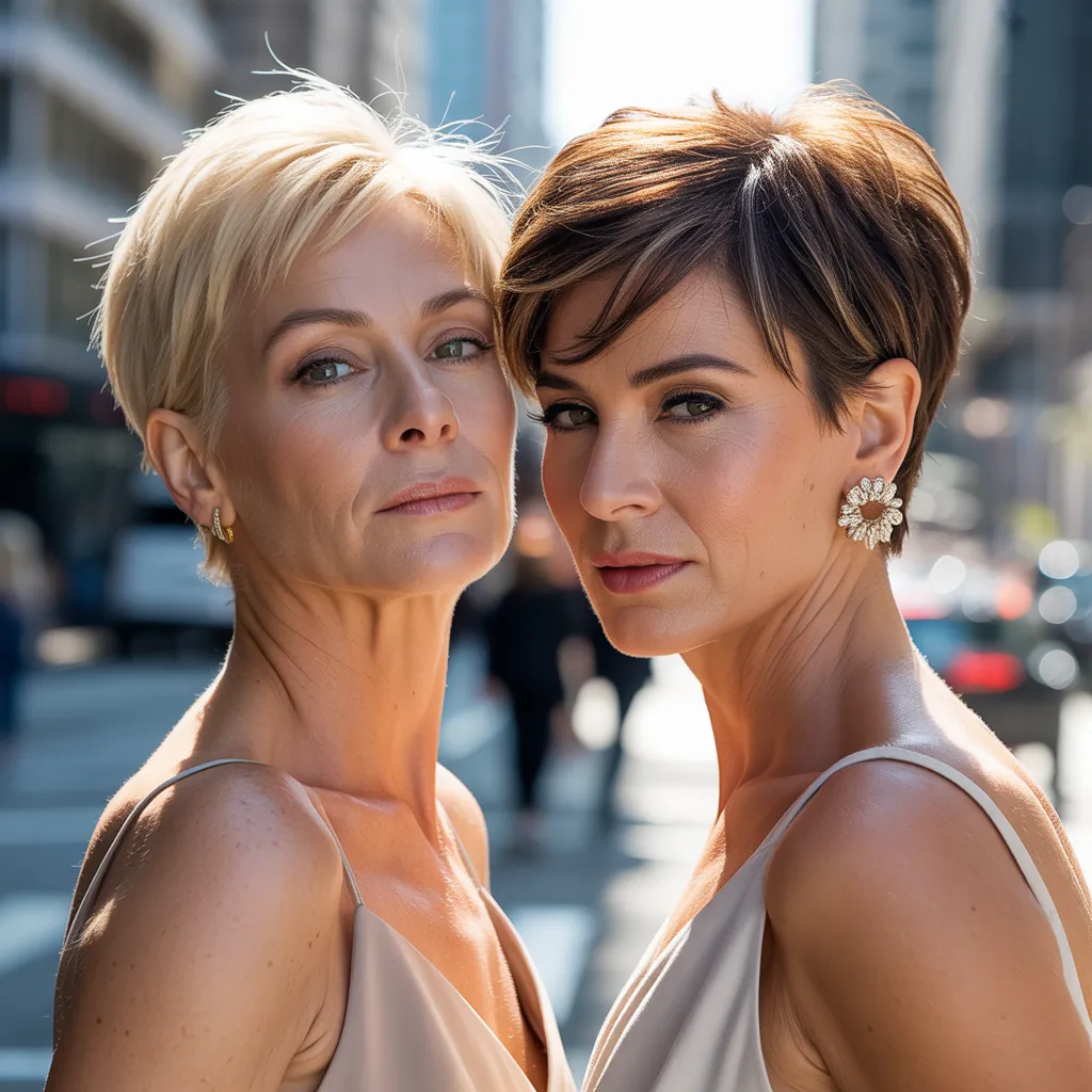 short hairstyles for women over 40