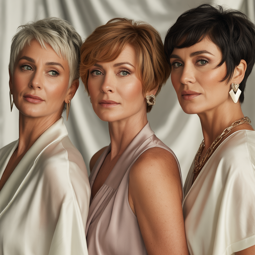 short hairstyles for women over 40