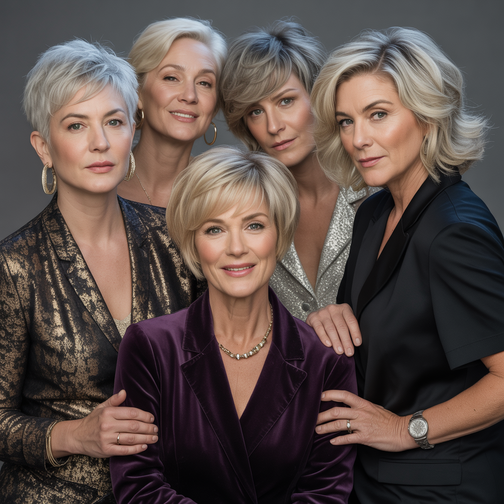 short hairstyles for women over 40