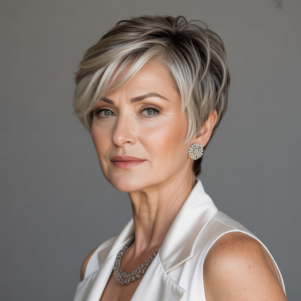 short hairstyles for women over 40