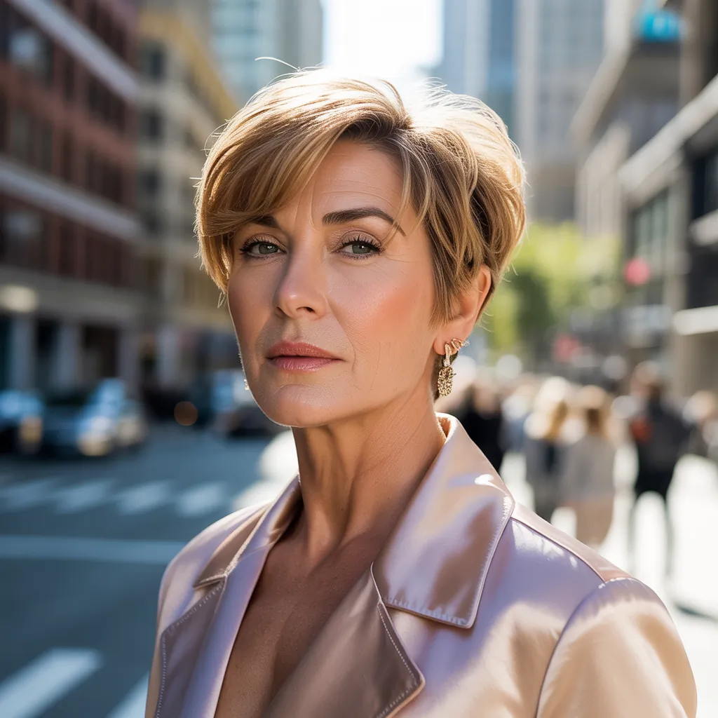 short hairstyles for women over 40