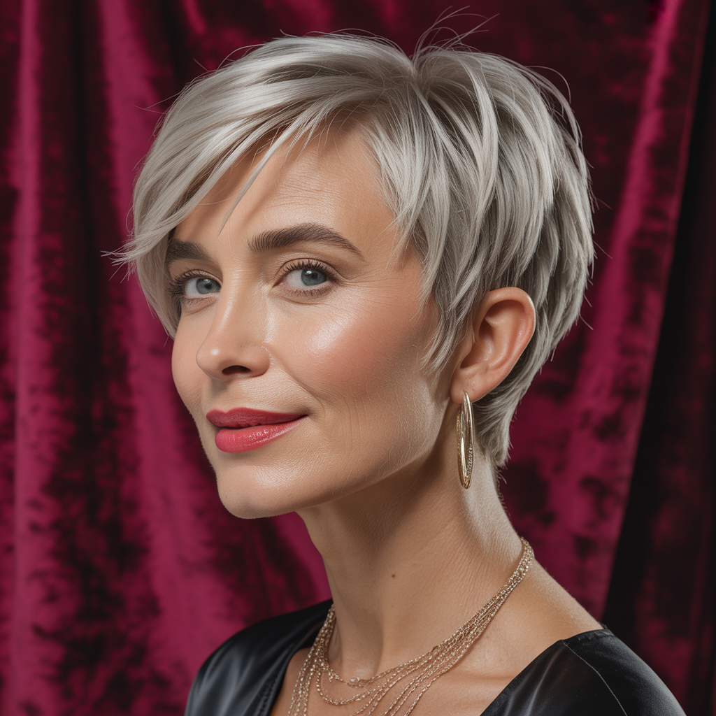 short hairstyles for women over 40