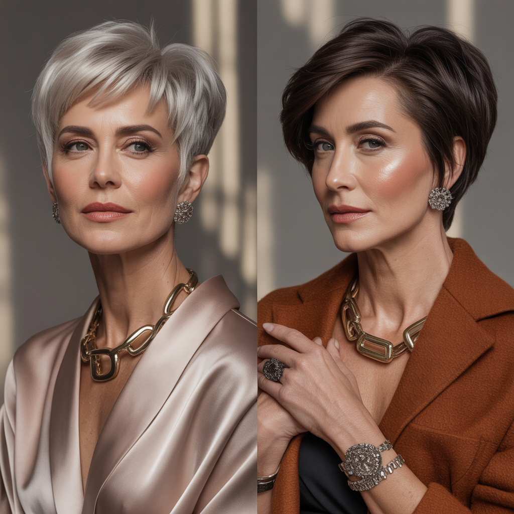 short hairstyles for women over 40