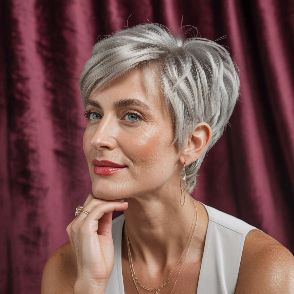 short hairstyles for women over 40