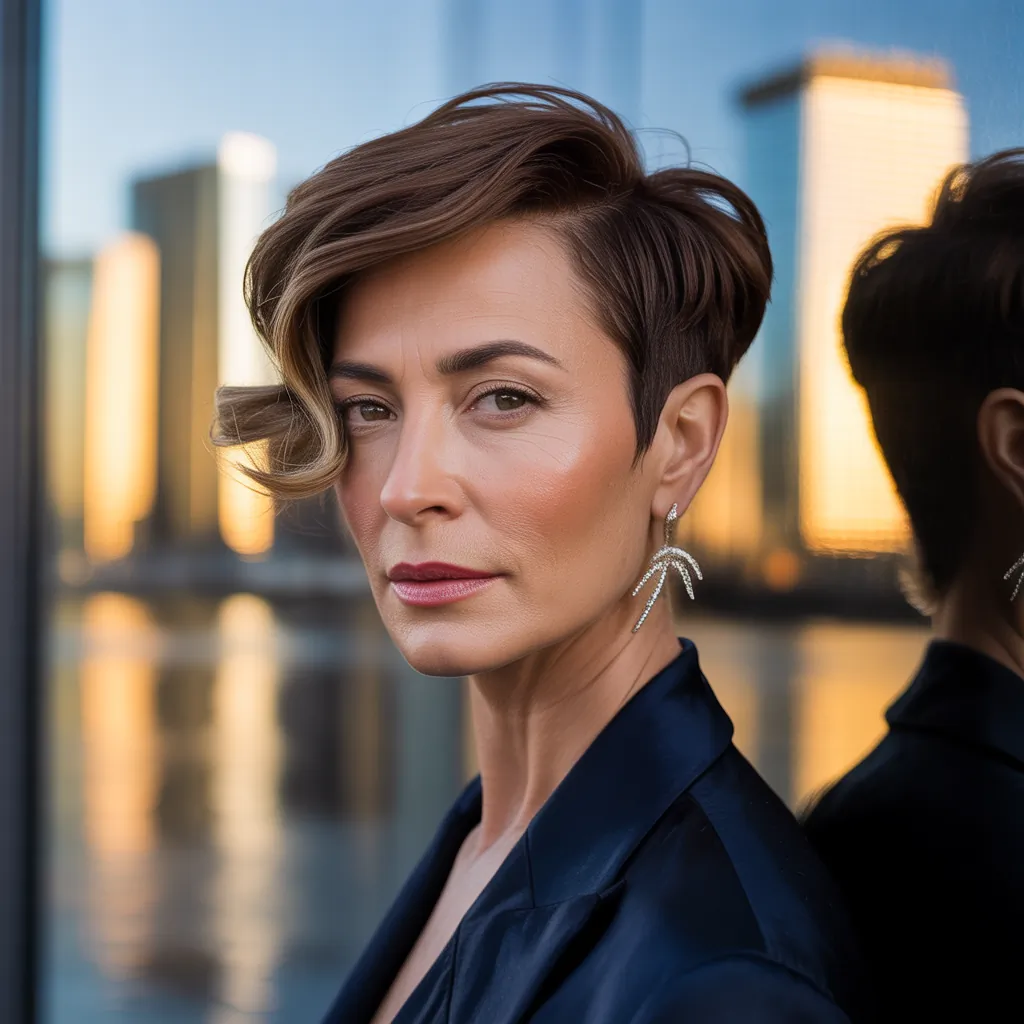 short hairstyles for women over 40