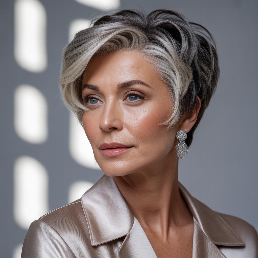 short hairstyles for women over 40