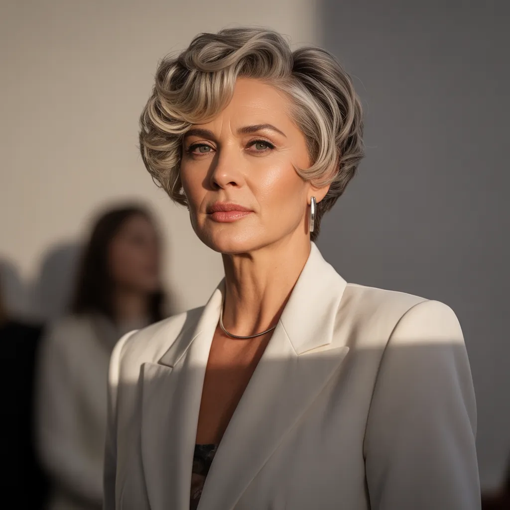 short hairstyles for women over 40