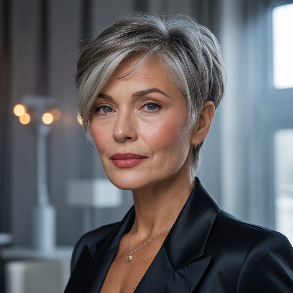short hairstyles for women over 40