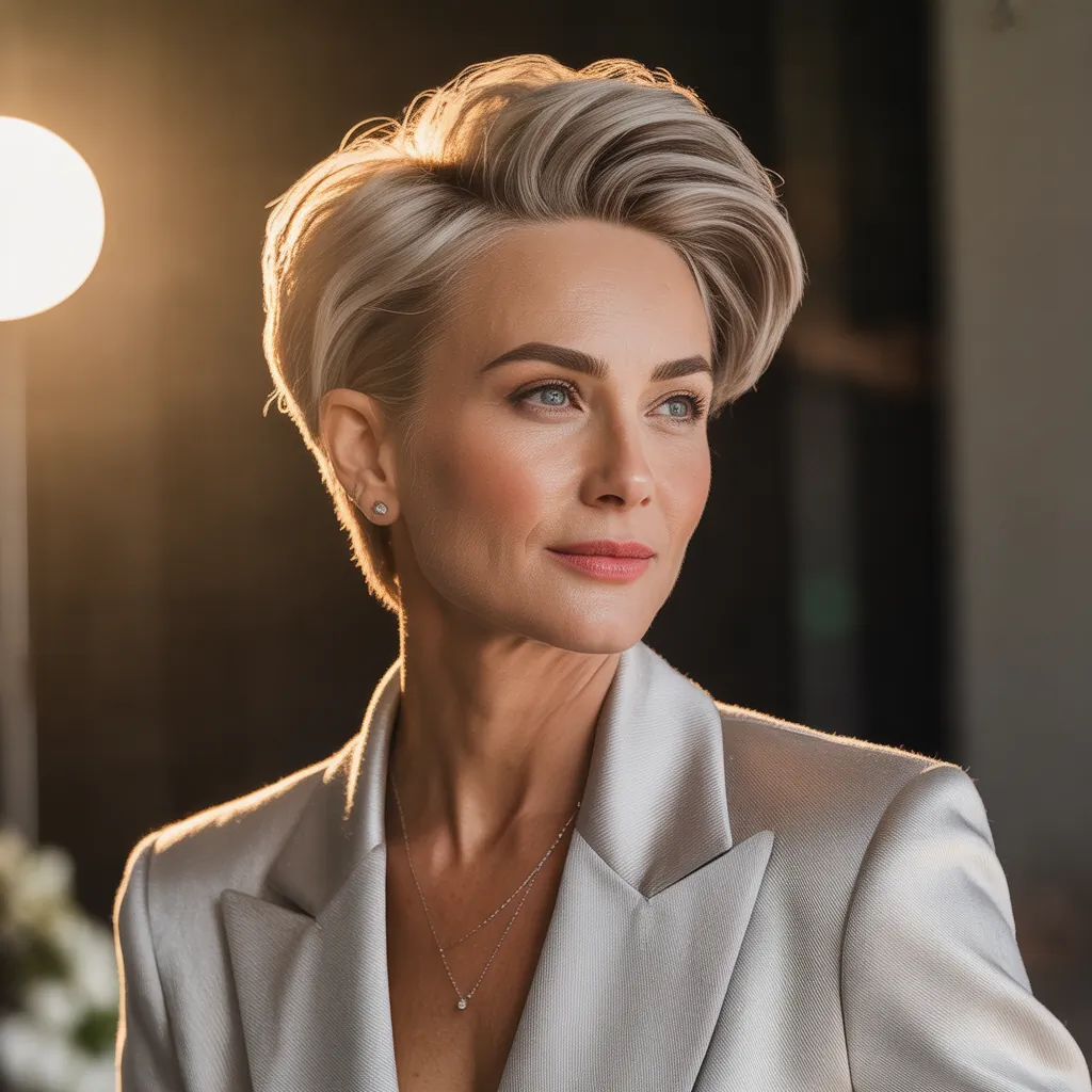 short hairstyles for women over 40