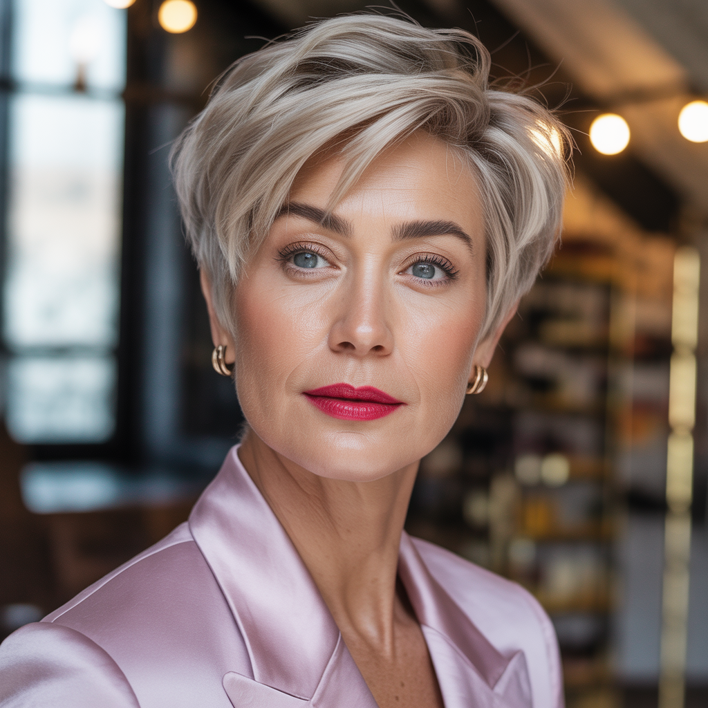 short hairstyles for women over 40