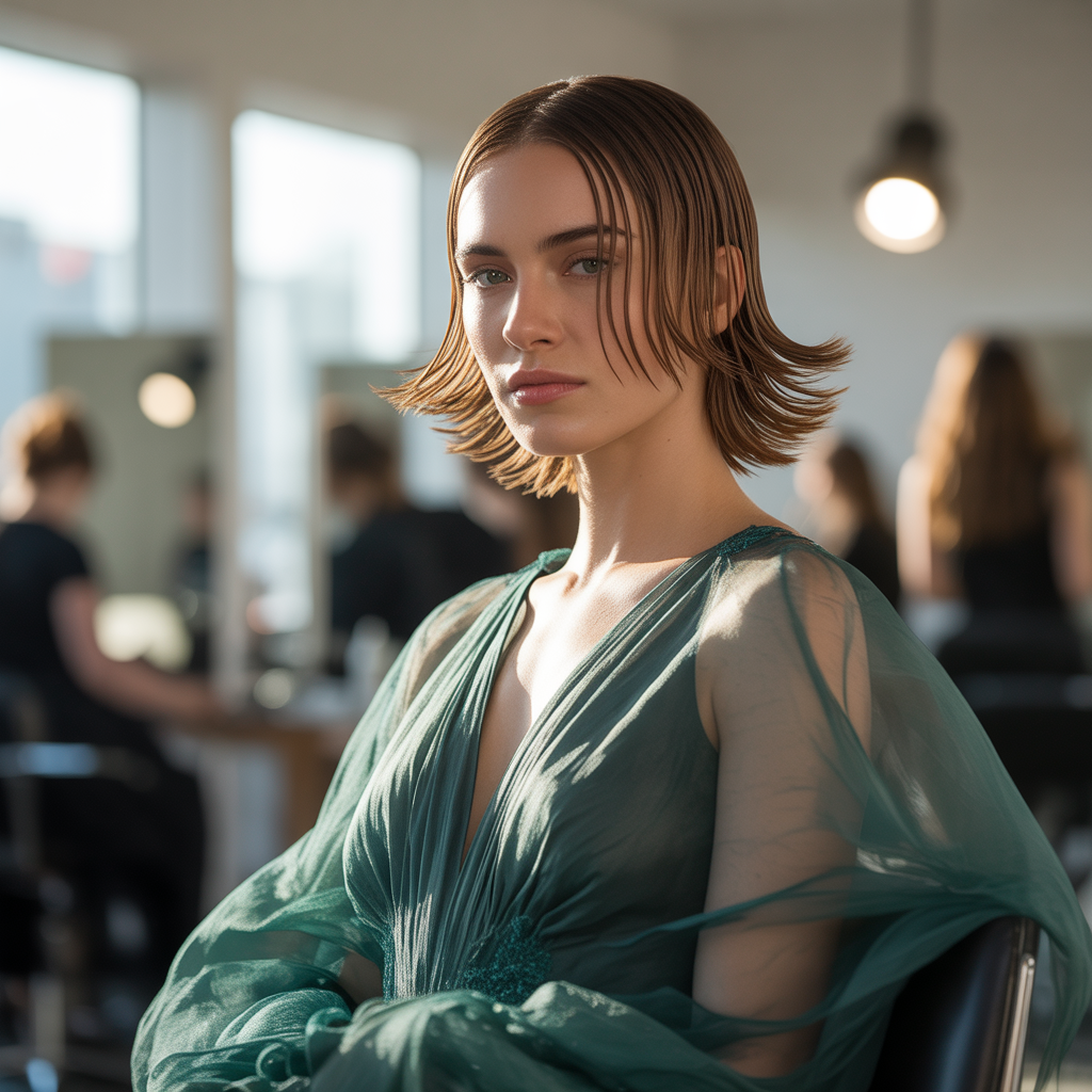 short layers on long hair