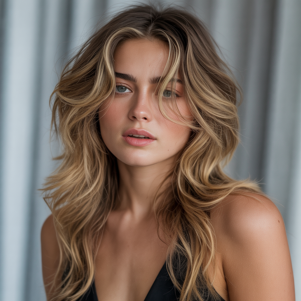 short layers on long hair