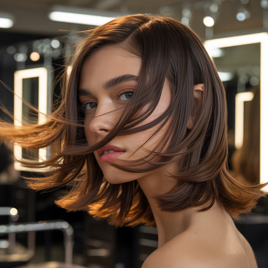 short layers on long hair