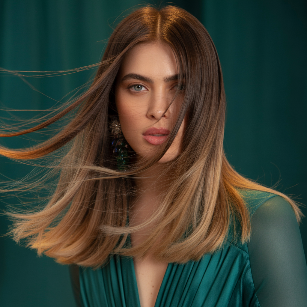 short layers on long hair