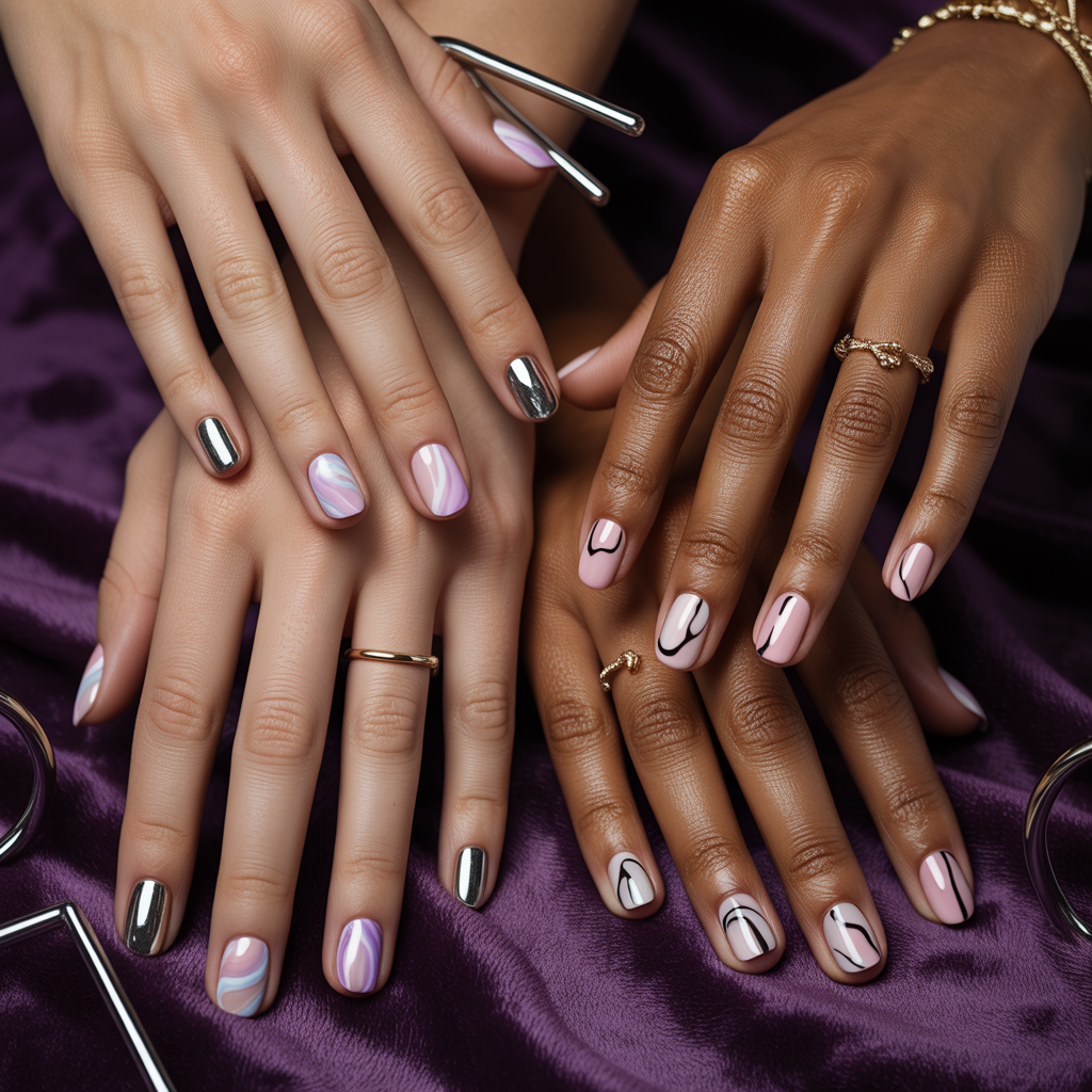 short nail style ideas