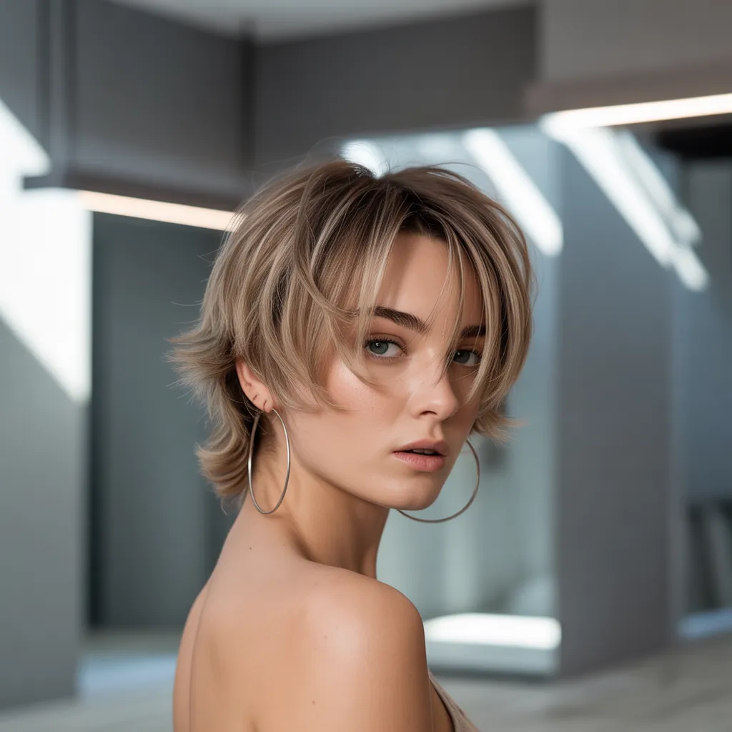 short shag styles for fine hair