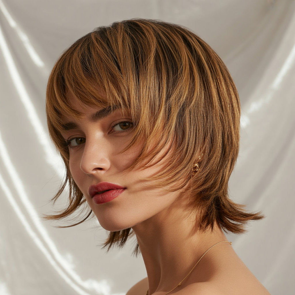 short shag styles for fine hair