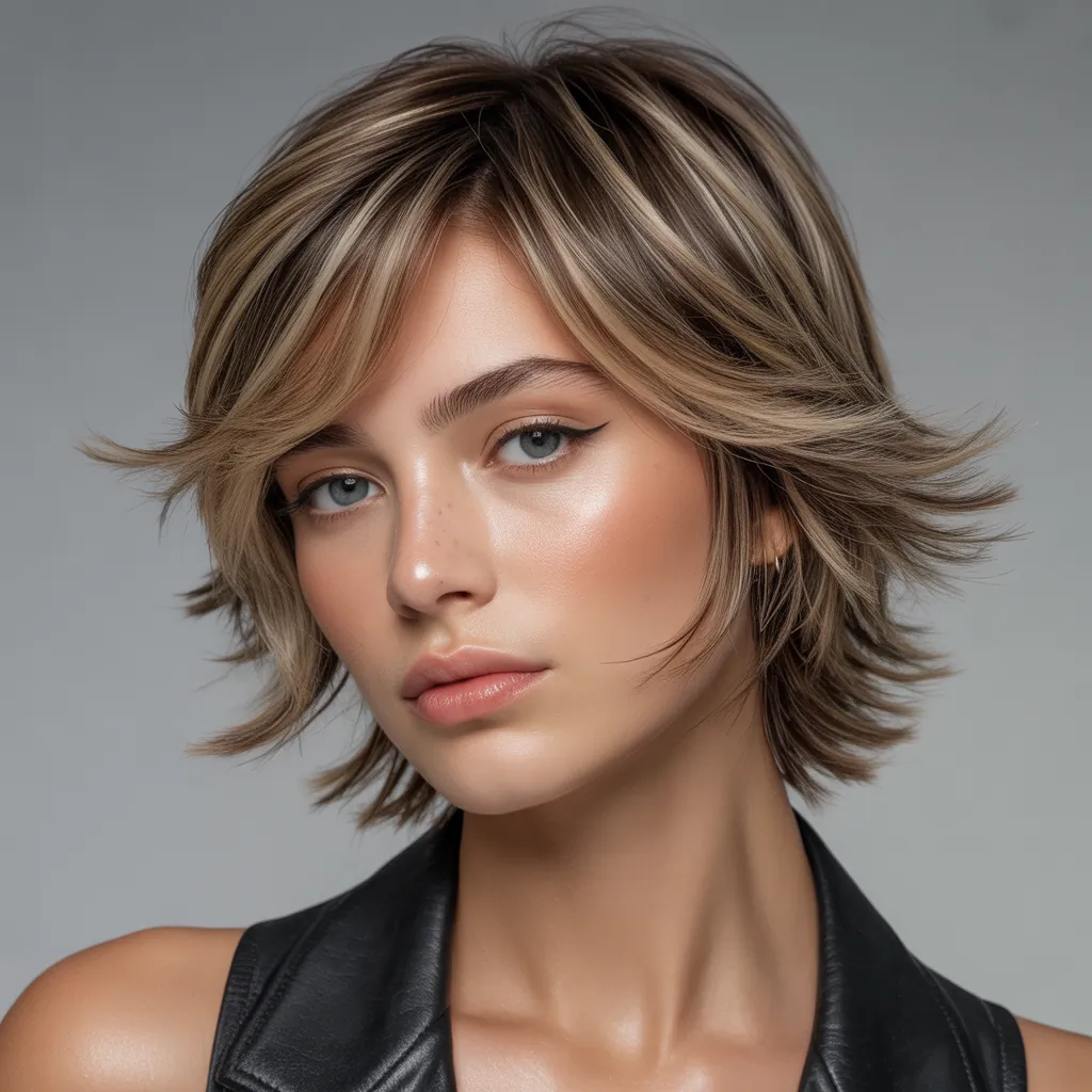 short shag styles for fine hair