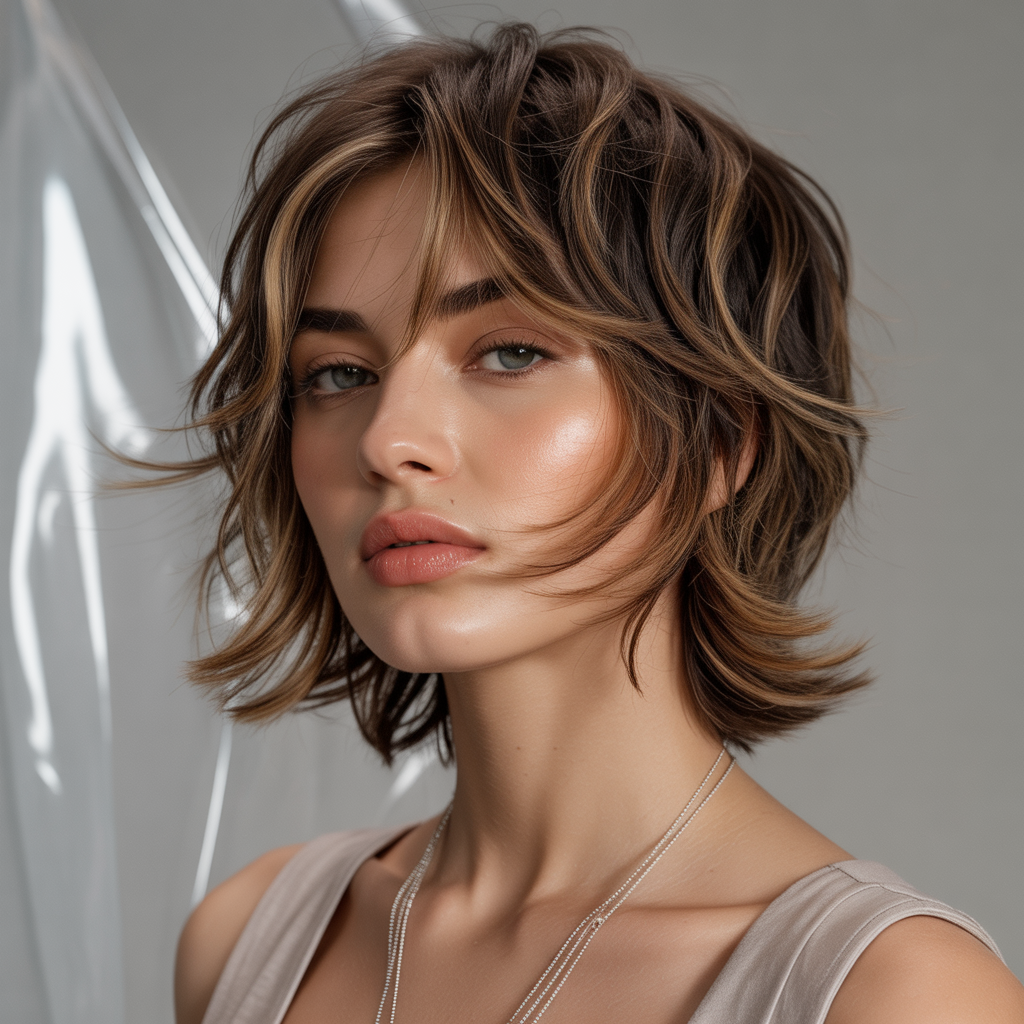 short shag styles for fine hair