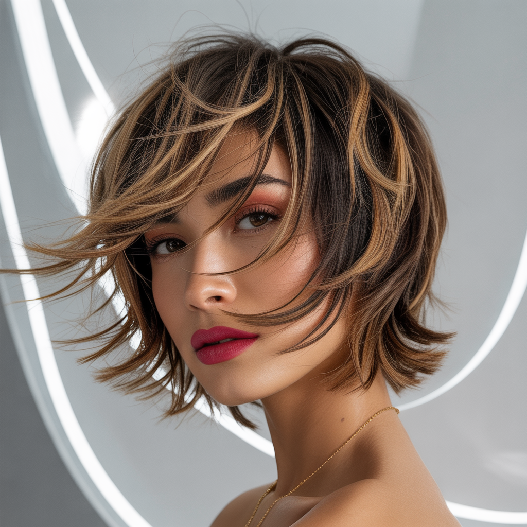 short shag styles for fine hair