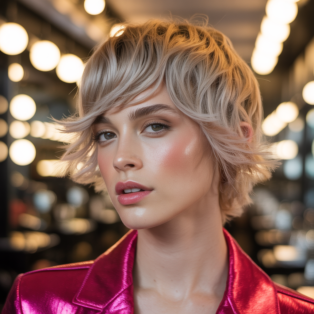 short shag styles for fine hair