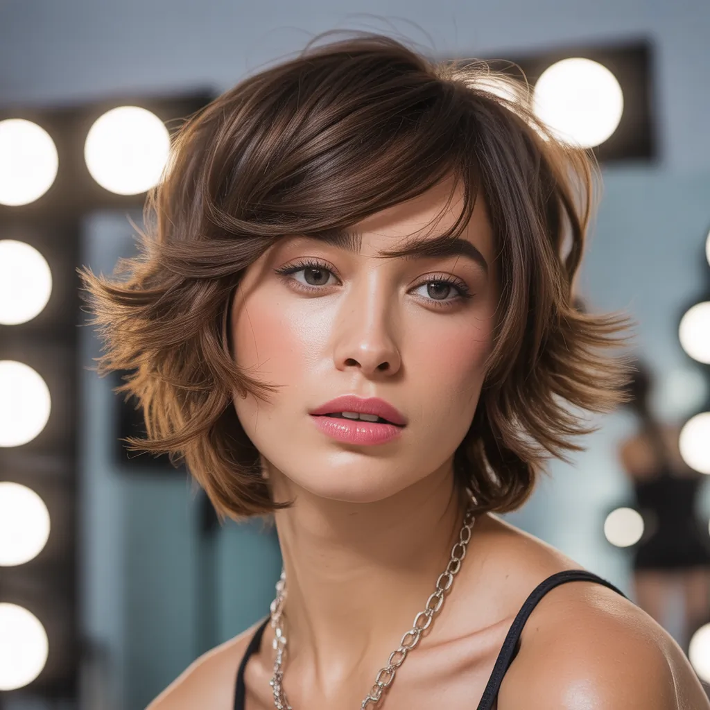 short shag styles for fine hair
