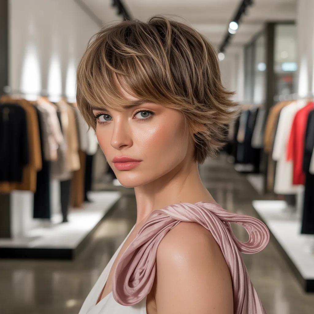 short shag styles for fine hair