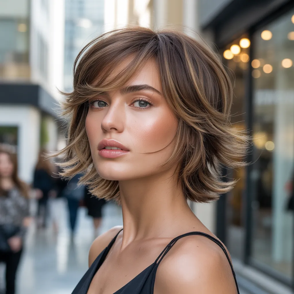 short shag styles for fine hair