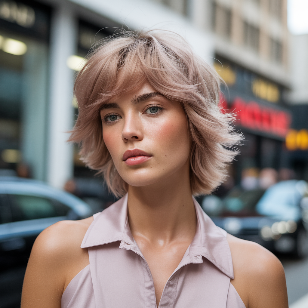 short shag styles for fine hair
