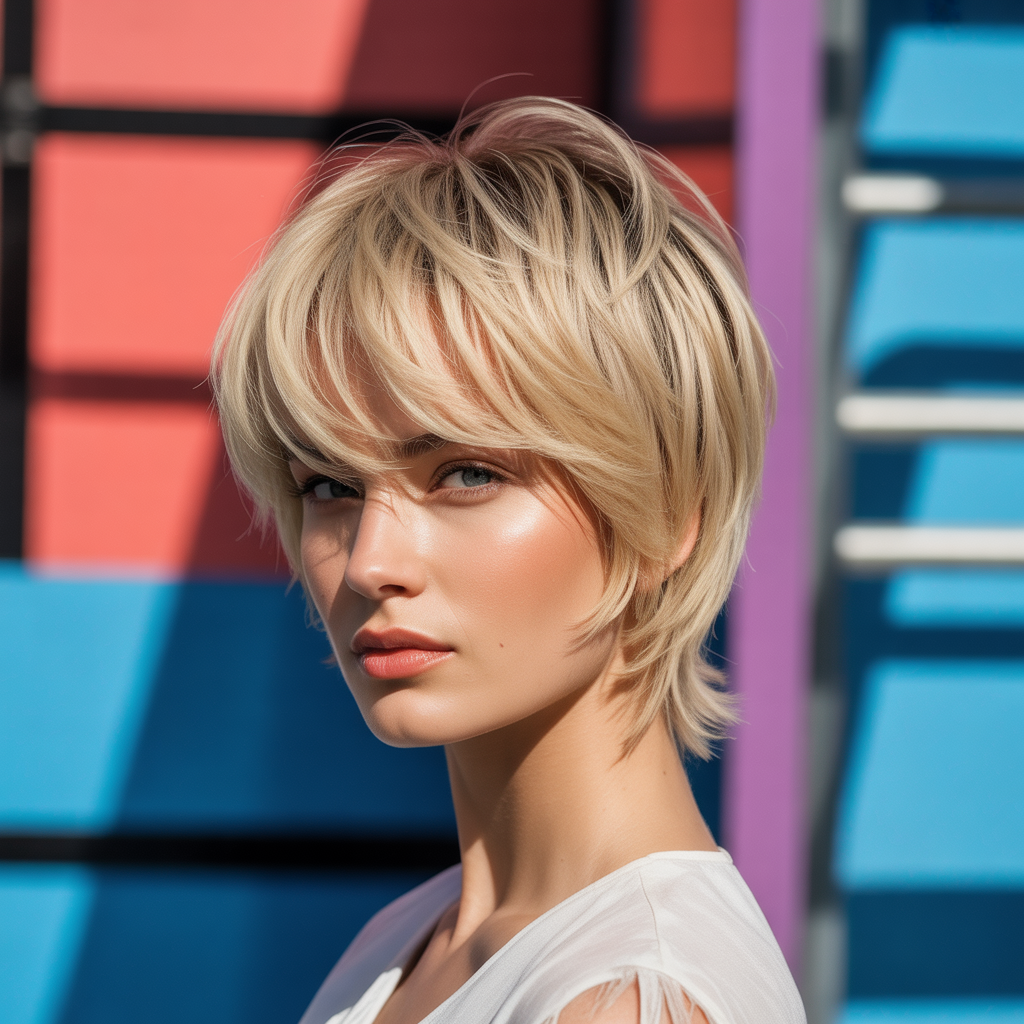 short shag styles for fine hair